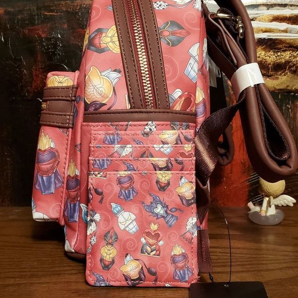 Disney Villains mini backpack and cardholder set
